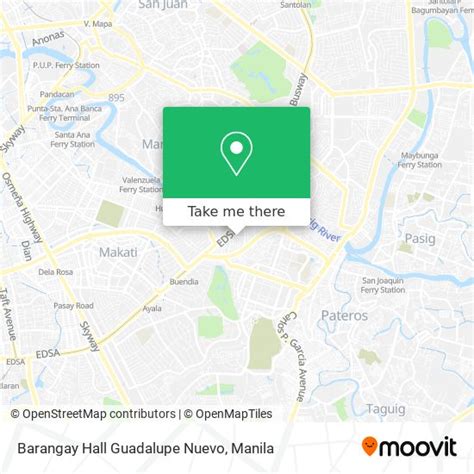 barangay guadalupe nuevo|Guadalupe Station Map .